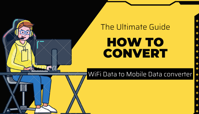WiFi Data to Mobile Data converter